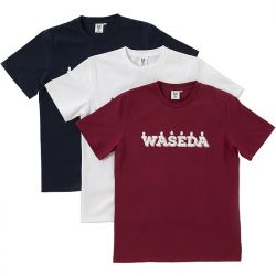 早稲田グッズ｜国産オリジナルTシャツ【WASEDA&ベアシルエット】