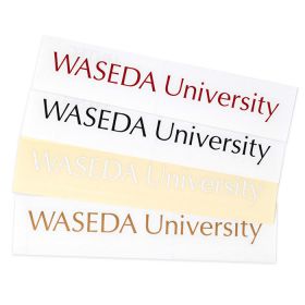 WASEDA Universityカッティングステッカー｜早稲田グッズ